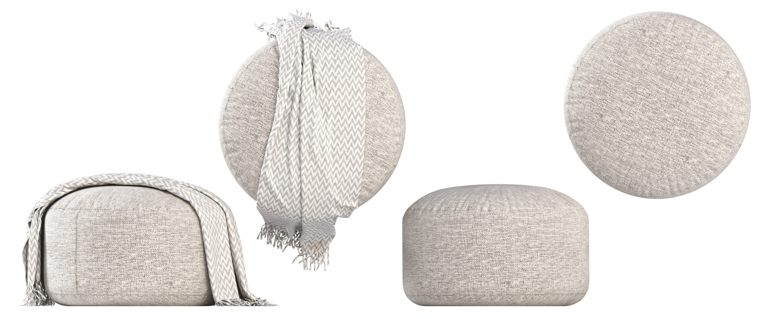 Poufs décoratifs